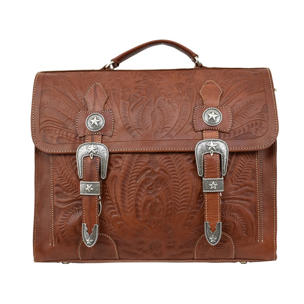 American West Stagecoach Multi-Compartment Laptop Briefcase